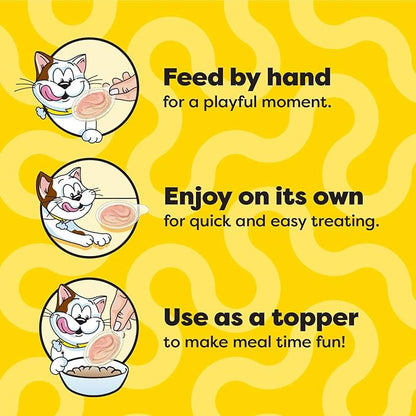 Temptations Lickable Spoons Adult Wet Cat Treats, 48 Spoons, Variety Pack