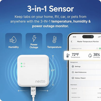 Necto Cellular Temperature Monitor