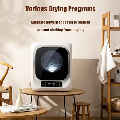 Auertech 12lbs Portable Dryer for Apartment Laundry, Portable Clothes Dryer