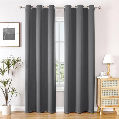 ChrisDowa Blackout Curtains 84 inches Long