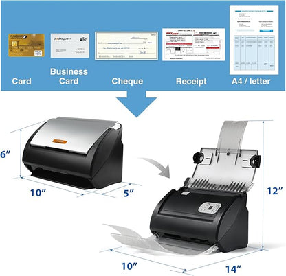 Plustek PS186 Desktop Document Scanner,