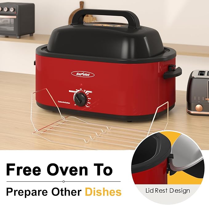 Sunvivi Roaster Oven, Electric Roaster Oven
