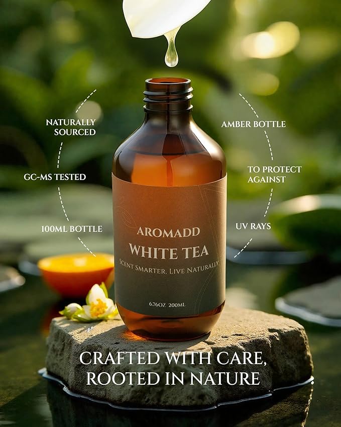 Aromadd White Tea Diffuser Oil Inspired by Luxury Hotel Scent, Essential Oils