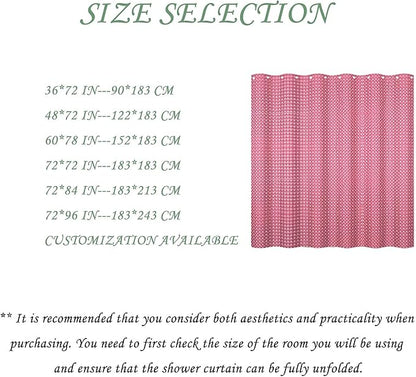 ggaimwf 72x78 Inch Solid Color Shower Curtain for Bathroom Waffle Bath Water Resistant Fabric Curtains Blush Pink Modern Thick Shower Stall Curtain with Metal Hooks
