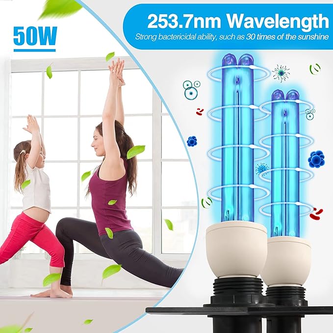 50 Watts Duct Disinfection Uv Light