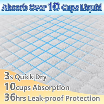 Dogcator Dog Pee Pads Extra Large, 30 Count Thicken Absorbent for Dogs, 28"x34" Disposable Urine Bed for Doggy, Potty for Doggie, XL Puppy, Piddle X-Large for Travel