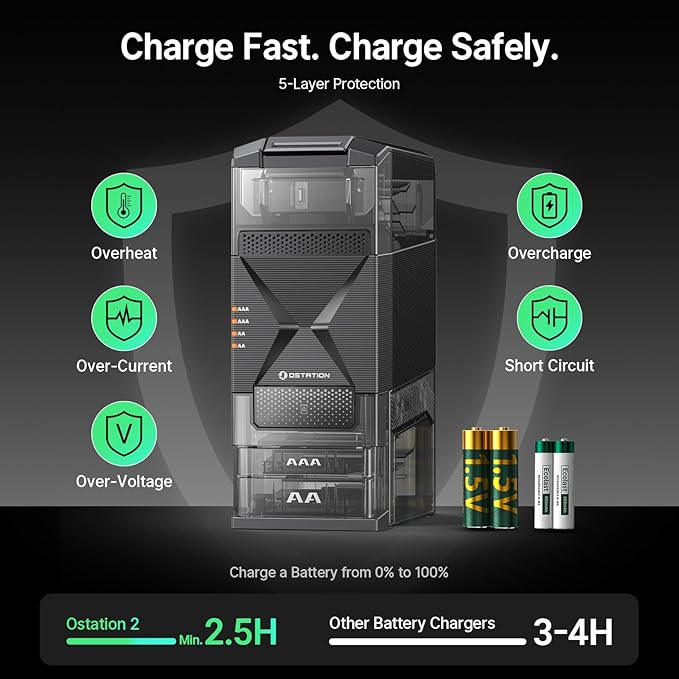 Ostation 2 Smart 3-in-1 Battery Charger