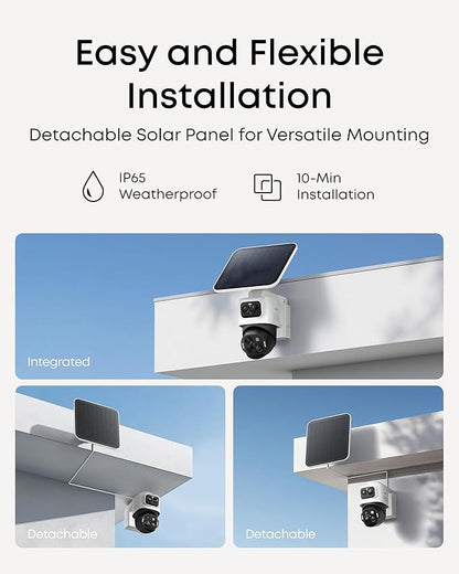 eufy Security eufyCam S4 4-Cam Kit, 4K Solar Camera Wireless Outdoor, Triple