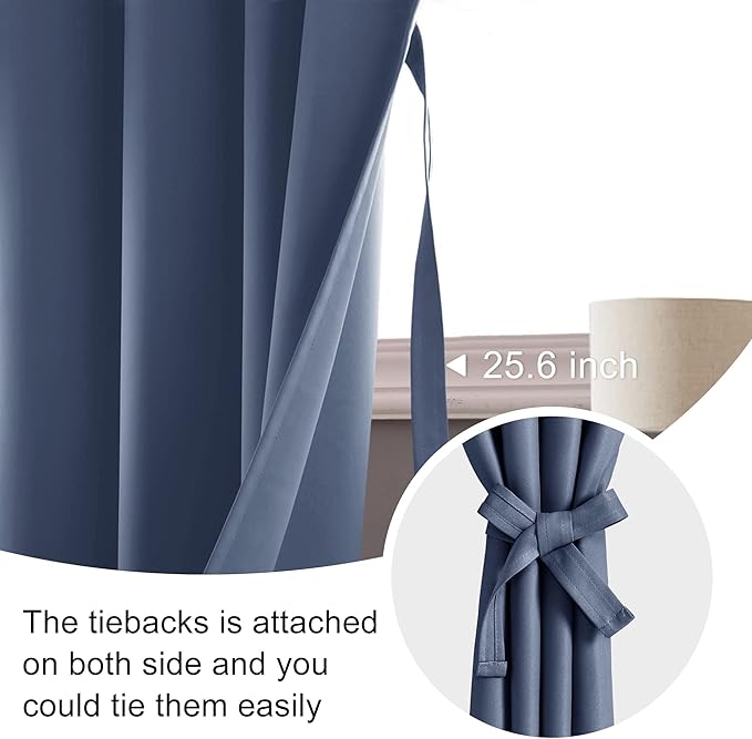 JIUZHEN Blackout Curtains for Bedroom
