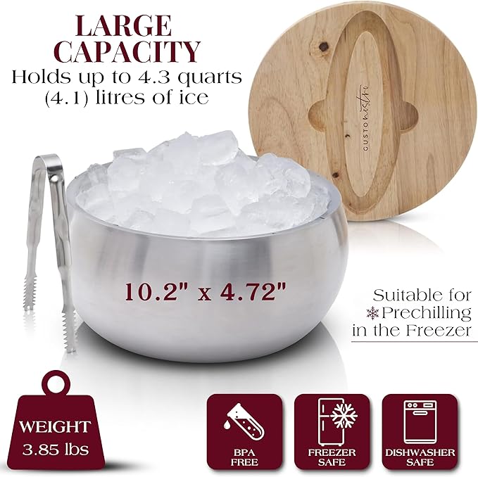 Gusto Nostro 4.1L Insulated Ice Bucket