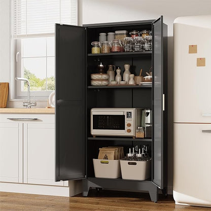 61" Tall Pantry Cabinet, Kitchen Pantry Storage Cabinets