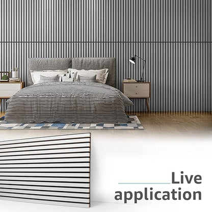 Art3d 2 Wood Slat Acoustic Panels