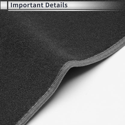 Center Console Dash Cover for Jeep Renegade 2015-2022 Non-Slip Dashboard Carpet Mat Polyester Silicone
