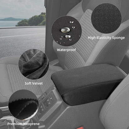 JeCar Center Console Pad Neoprene Armrest Cushion Cover Interior Accessories for Ford Bronco 2021-2022