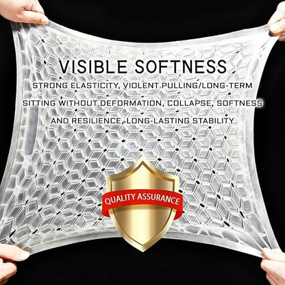 Car Seat Cover Cushion, Seat Protector Pad, Gel Chair Cushion for Front & Back Seats, Universal Non-Slip Breathable Comfortable Chair Covers for Cars SUVs Trucks Office Wheelchair (Gray)