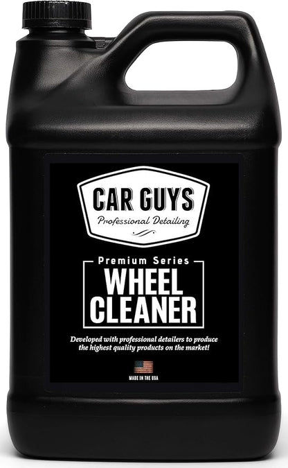 CAR GUYS Wheel Cleaner 1 Gallon Refill | Effective Rim and Tire Cleaner | Safe & Versatile Brake Dust Remover | 1 Gallon (Sprayer Not Included)