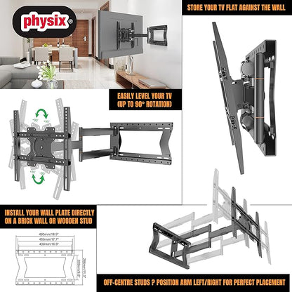 Physix 2080 Long Arm TV Wall Mount