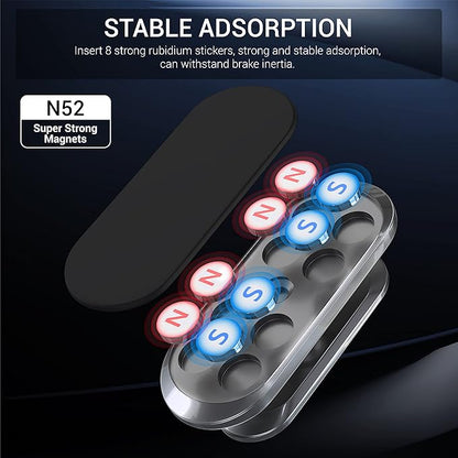 TT&C 2-Pack Magnetic Phone Mount for Car Dashboard - Super Strong N52 Cell Phone Holder (High-Bond Adhesive) - Compatible with Samsung Galaxy S25 S24 S23 Ultra, Pixel 9 & All Other Phones