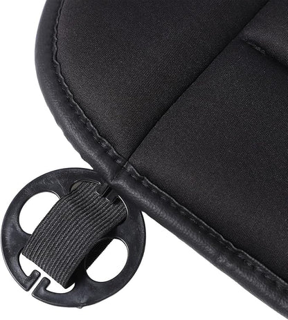Ejoyous Car Seat Cushion with Back Support Pillow, Memory Foam Driving Seat Cushion and Lumbar Pillow for SUV Trucks Office Chair (Black)