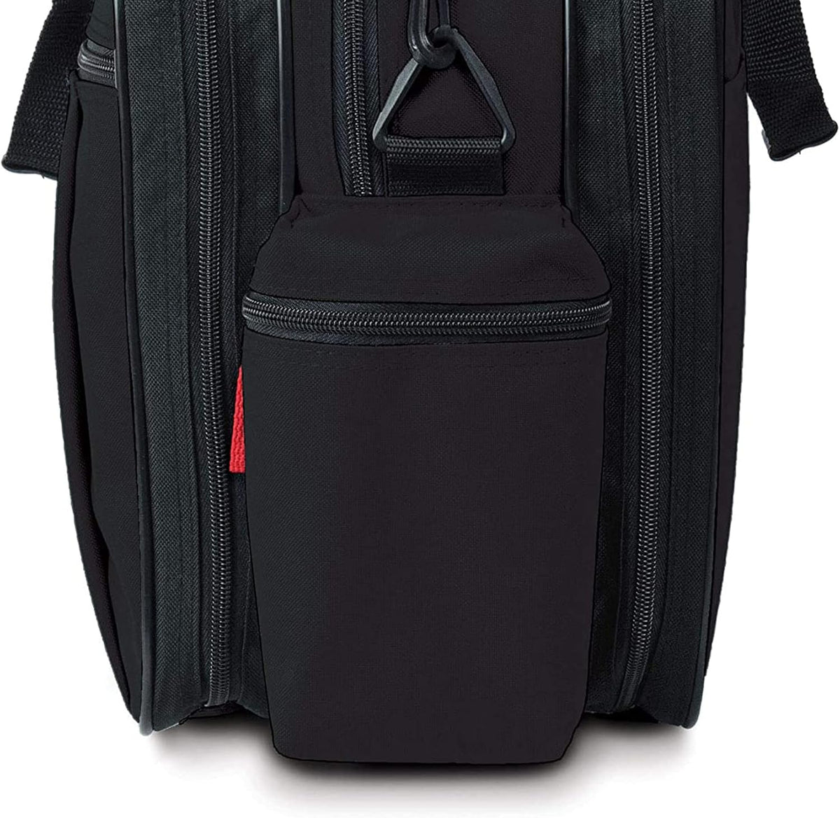 ASA TECHMED Nursing Bag with Compartments – Durable Medical Equipment Shoulder Bag for Nurses, Physicians, EMTs, Multi-Pocket, Nylon Reinforced, Adjustable Straps (Black)