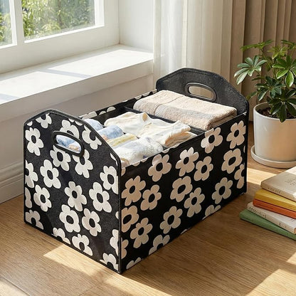 trunk organizer,car accessories for women,truck tool box organizer,collapsible multi compartment car back seat storage,clothing towel tote for living room,portable moving boxes