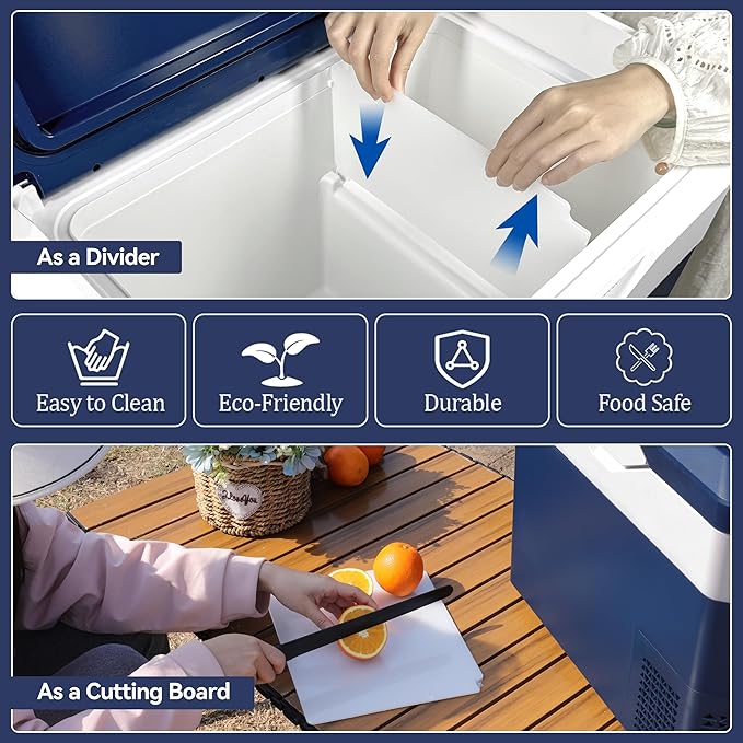 Car Refrigerator Portable 12V Fridge 32 Quart 12 Volt Freezer Compressor Cooler