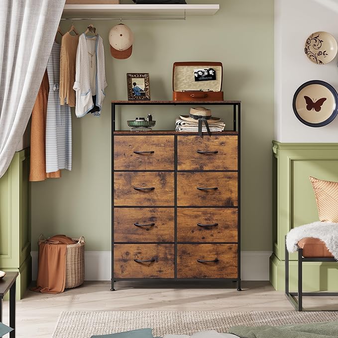 WLIVE Fabric Dresser for Bedroom