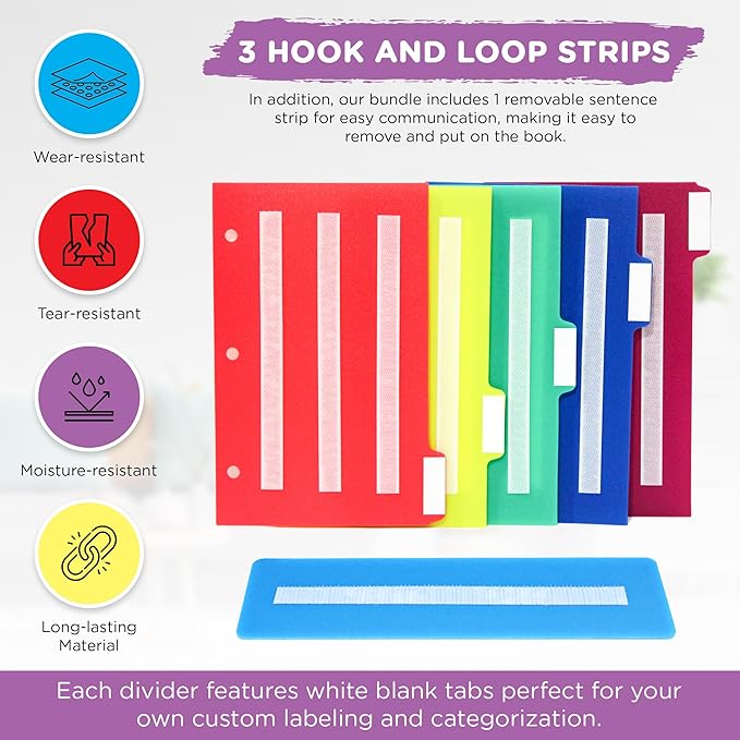 Smile4autism Small 7x9” Tools Perfect to Keep Your Loose Visual Picture Cards