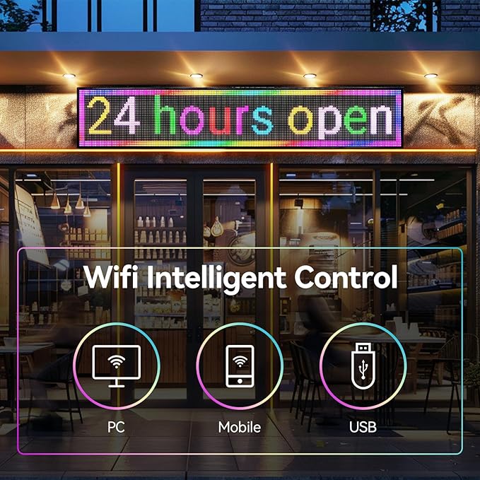 Programmable Led Sign Digital Scrolling Stock Sports Ticker Display Boards