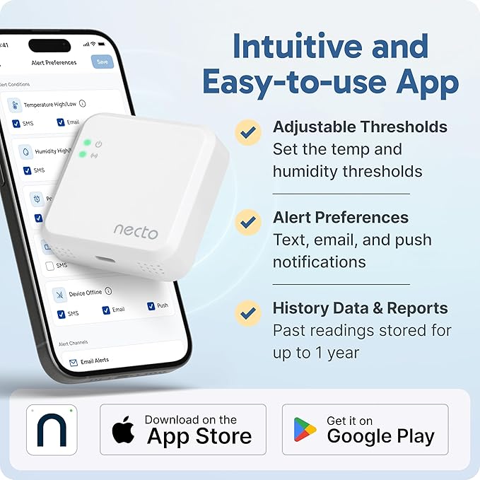 Necto Cellular Temperature Monitor
