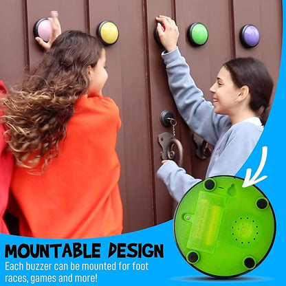 Teacher's Choice Light Up Game Buzzer System, Displays The Winning Player Loud