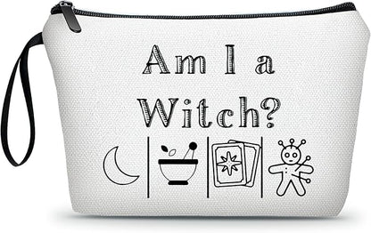 Small Goth Witchy Gifts for Women Witchcraft Cosmetic Makeup Bags for Women for Purse