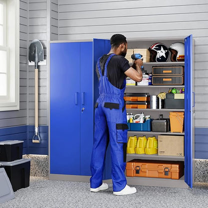 Yizosh Metal Garage Storage Cabinet