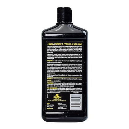 Meguiar's Flagship Premium Cleaner Wax M6132, Pro-Grade Boat and RV Cleaner Wax for Fiberglass and Gel Coats, Removes Defects, Boosts Gloss, and Applies Long-Lasting Protection in One Step, 32 Oz