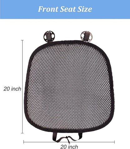 YUNZLAN Breathable 3D Air Mesh Car Seat Pad,Summer Cool Chair Seat, Car Seat Pads, Home Office Chair, Wheelchair 20" x 20" (Black, 1 Pack Seat Pad)