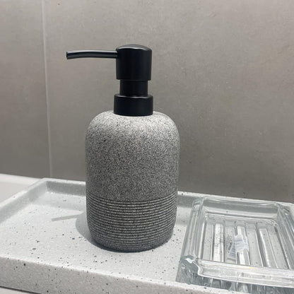 2pcs/Set Grey Soap Lotion Dispenser with A Spare Pump,Liquid Hand Soap Dispenser Sets for Bathroom Countertop, Soap Dispenser for Kitchen.