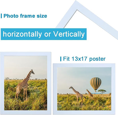 TKYGU 13x17 Picture frame Set of 3, wooden frame white