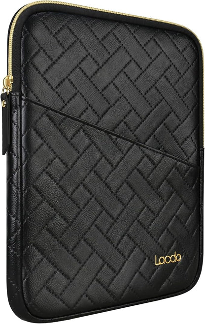 Lacdo Tablet Sleeve Case for 11 inch iPad A16 / 11 Inch iPad Pro M5 M4 / 11 inch iPad Air M3 M2 / 10.9" iPad / 10.2" iPad /10.9" ipad Air, Samsung Galaxy Tab A9+ Bag, Fit Magic Keyboard, Elegant Black