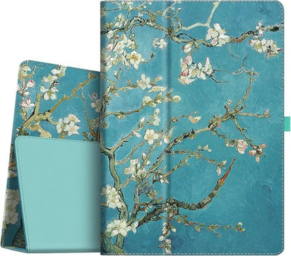 Fintie Folio Case for iPad Pro 12.9 (2nd Gen) 2017 / iPad Pro 12.9 (1st Gen) 2015 - [Corner Protection] Premium PU Leather Smart Stand Protective Cover with Auto Sleep/Wake (Blossom)