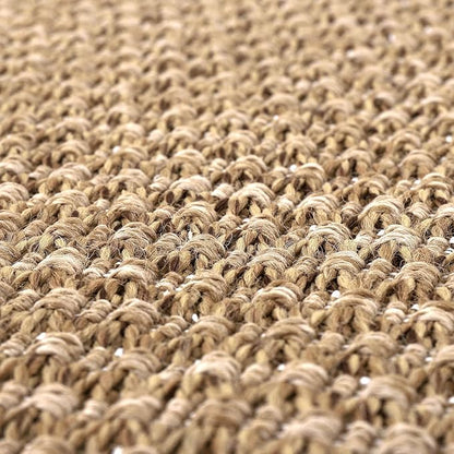 Easy Jute Rugs 4x6 Natural Color Living Room Indoor Outdoor Area Rug for Farmhouse Patio and Kitchen Rug High Traffic Washable Easy to Clean Solid Boho Woven Design Outside Carpet (4 x 6)