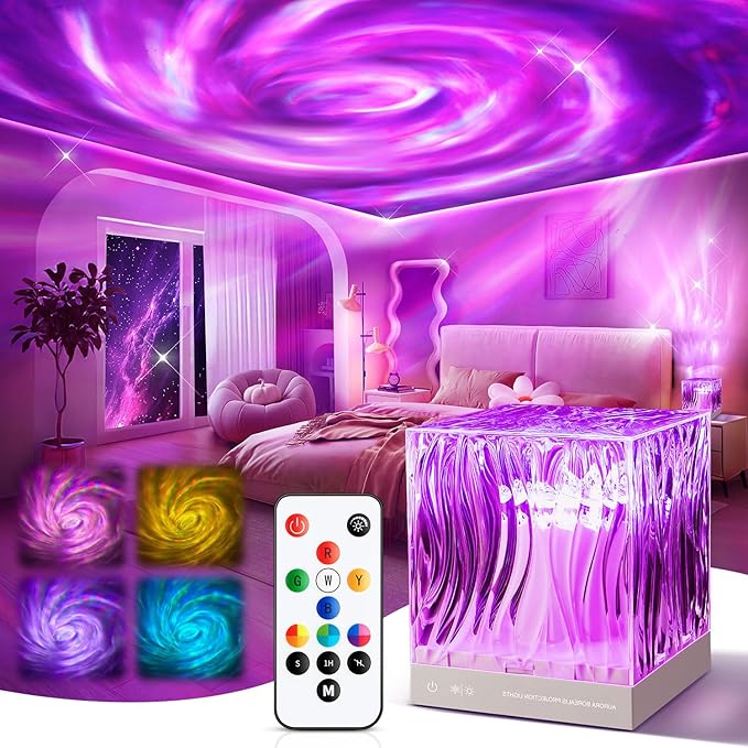 Galaxy Projector for Bedroom, 18-Color Solar System Kids Night Light Projector