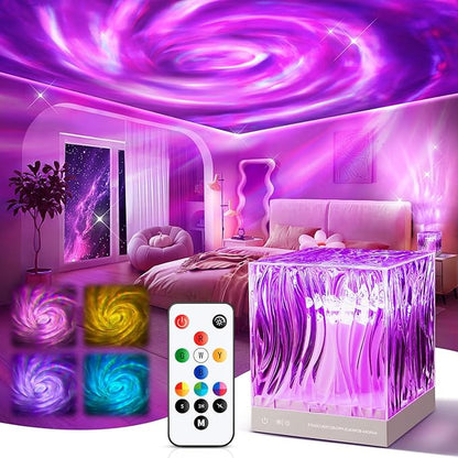 Galaxy Projector for Bedroom, 18-Color Solar System Kids Night Light Projector