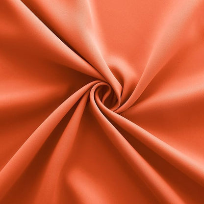 KOUFALL Orange Blackout Curtains 2 Panels, Thermal Insulated Curtains