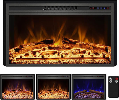 Electric Fireplace, Electric Fireplace Inserts, Recessed Fireplace Heater