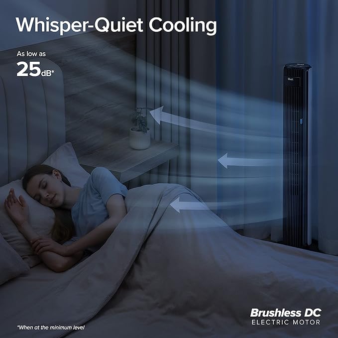 LEVOIT Smart 42 inch Tower Fan for Bedroom, DC motor, Oscillating