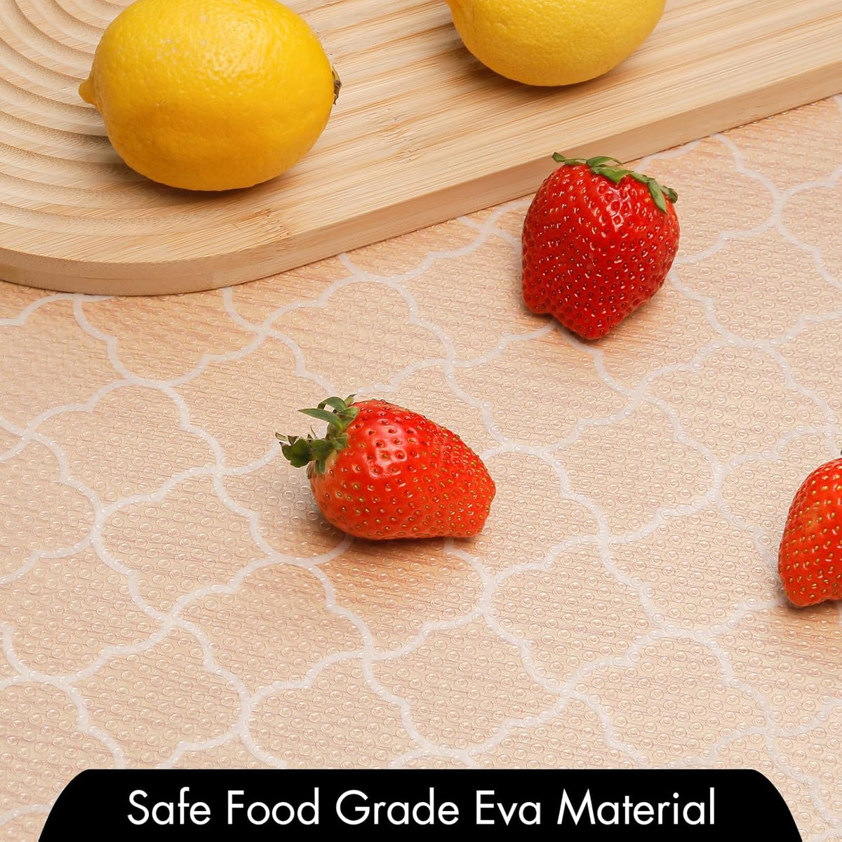 Cooyes Shelf Liner – Premium Non-Adhesive Cabinet & Drawer Liner for Kitchen – Waterproof Shelf Paper with Modern Pattern – Durable EVA Cabinet Mat – Easy to Cut (11.8" W x 360" L)