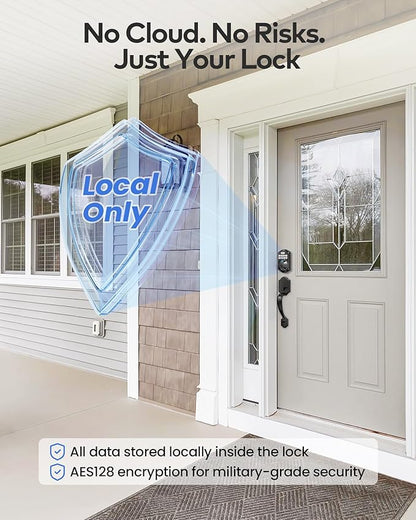 TEEHO TE012W WiFi Smart Lock, Fingerprint Door Lock