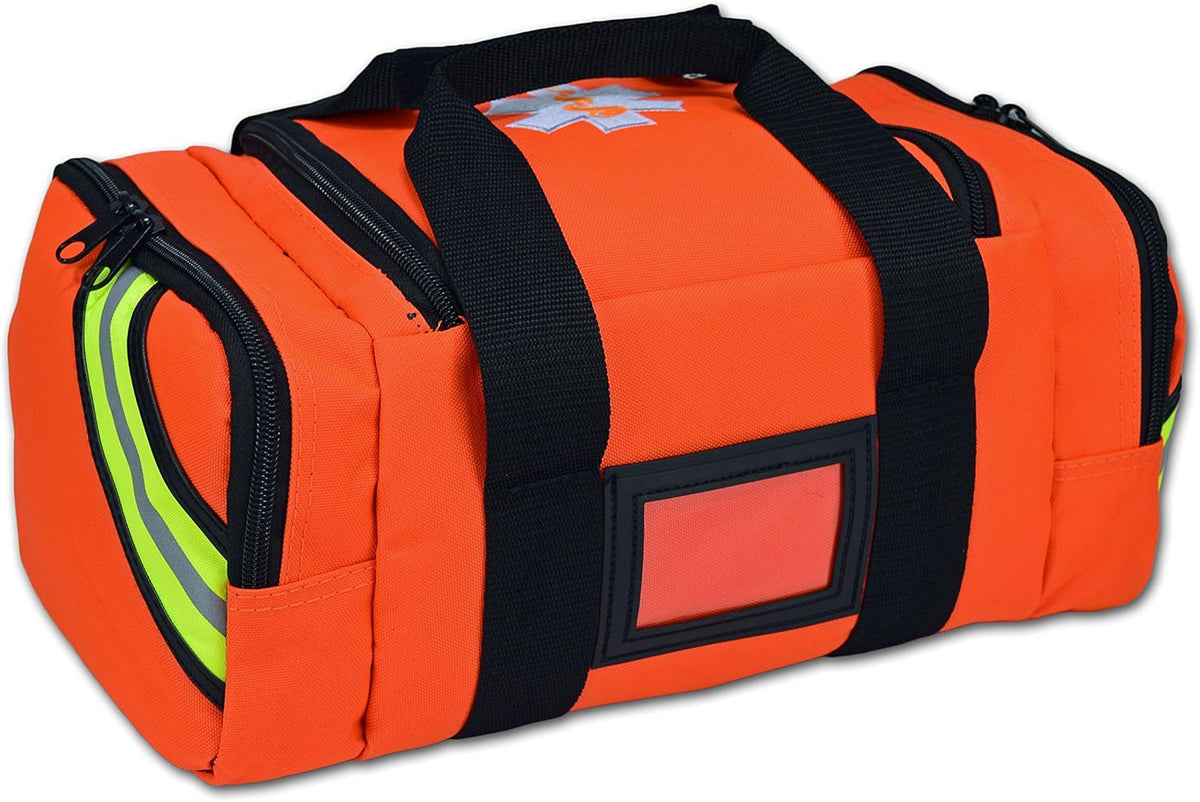 Lightning X Value Compact Medic First Responder EMS/EMT Stocked Trauma Bag w/Basic Fill Kit A - Orange