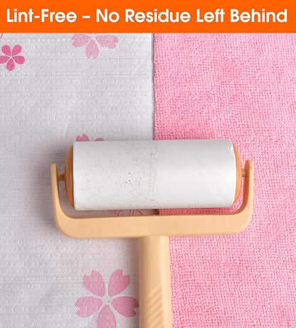 CHAUNCEY HOME Microfiber Cleaning Cloth Roll - 100 Pack Tear Away Microfiber Paper Towels, Reusable, Washable, Scratch-Free, Kitchen Towels for Car, Home, Kitchen, Glass, Dishes(Pink)