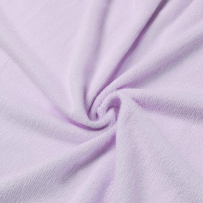 SIORO Women Bath Towel Wrap Robe, Soft Cotton Terry Spa Cloth, Plush Adjustable Closure for Shower, Travel, Pool, Gym